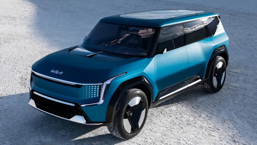 Kia EV9: da concept &quot;spigoloso&quot; a realtà, il prossimo anno