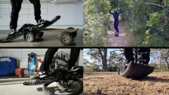 In Australia è stato realizzato uno skateboard elettrico stile "carro armato" In Australia è stato realizzato uno skateboard elettrico stile "carro armato"