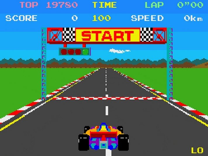 Retro racing games - Pole Position