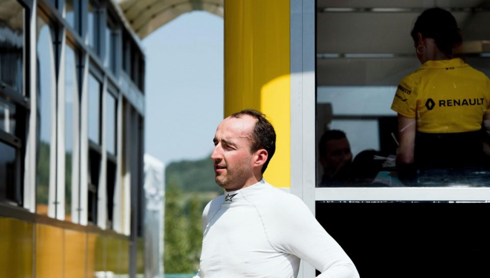 Robert Kubica Formula One test with Team Renault