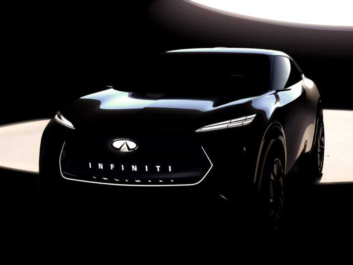 Infiniti annuncia un crossover elettrico a Detroit 2019