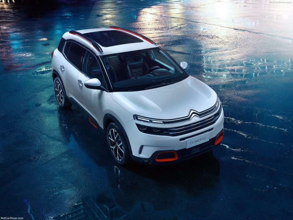 Citroën C5 Aircross vista dall’alto