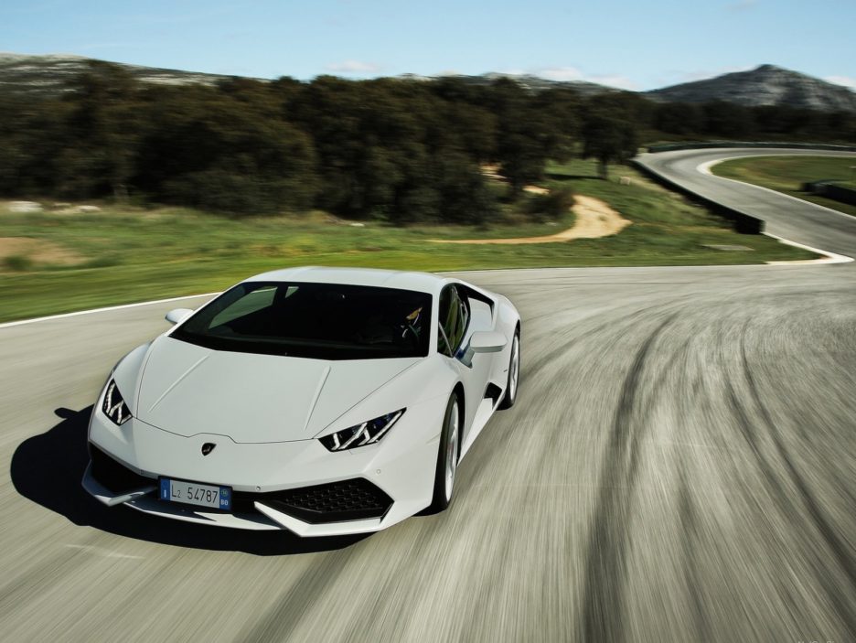 Lamborghini Huracán vista dall’alto