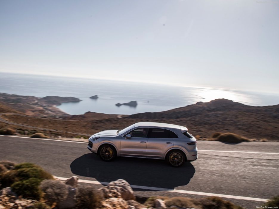 Porsche Cayenne vista dall’alto