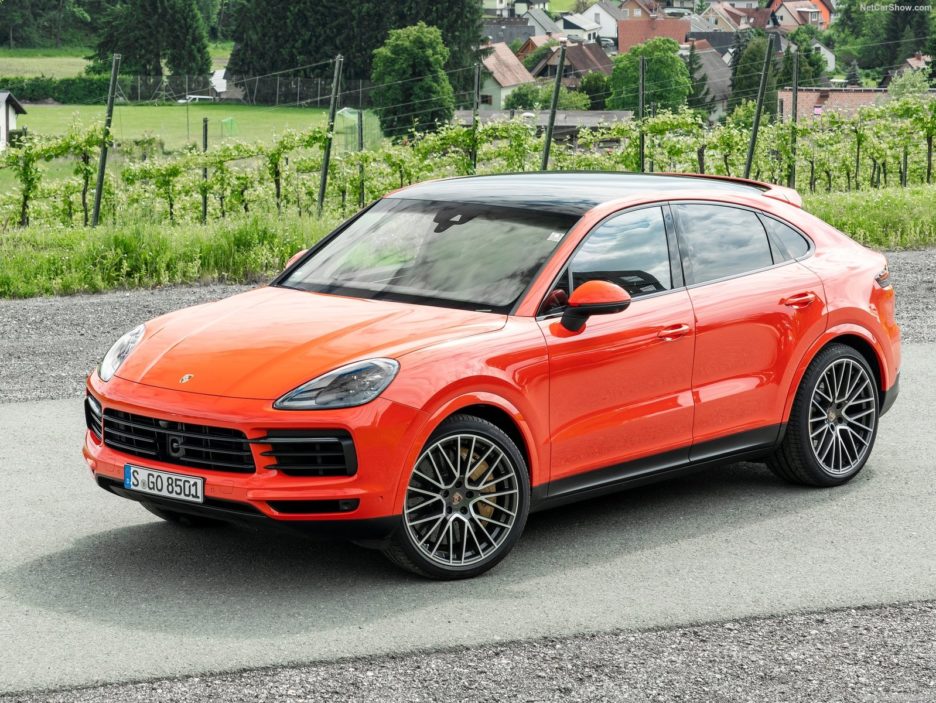 Porsche Cayenne Coupé vista dall’alto