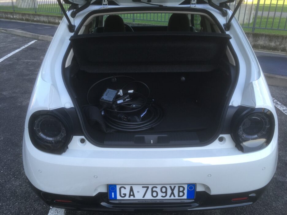 Honda e bagagliaio