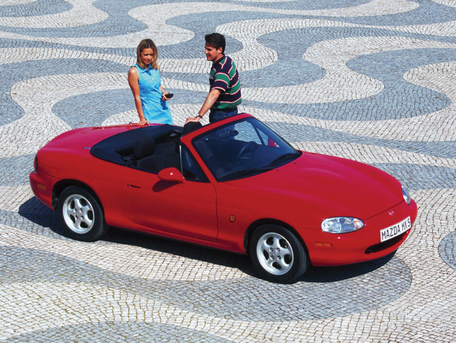 Mazda MX-5 NB vista dall’alto