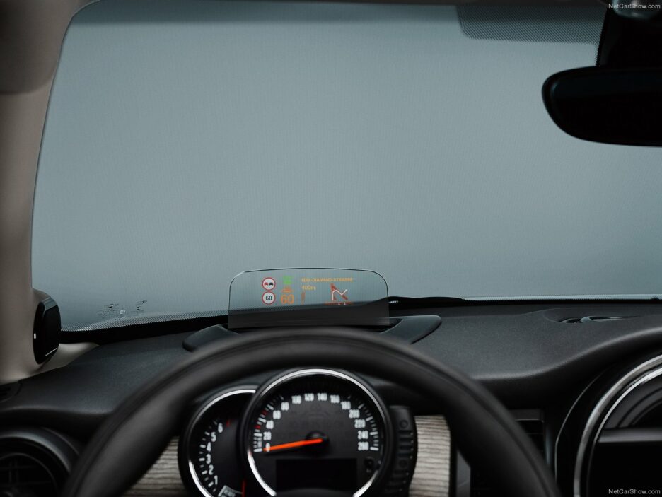 Mini Cooper S head up display